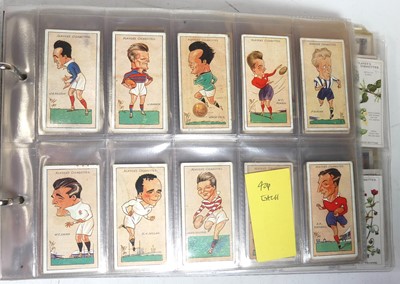 Lot 592 - A collection of cigarette cards, to include...