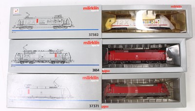 Lot 764 - Three modern Marklin electric HO gauge locos,...