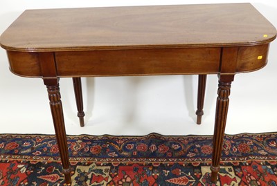 Lot 1307 - An early 19th century mahogany D-end dining...