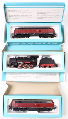 Lot 765 - Three Marklin HO gauge locos, to include two 2...