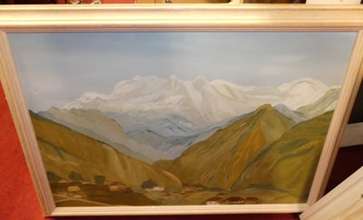 Lot 1075 - Assorted amateur oils and watercolours to...