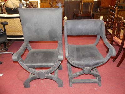 Lot 1366 - A near matching pair of his and hers...