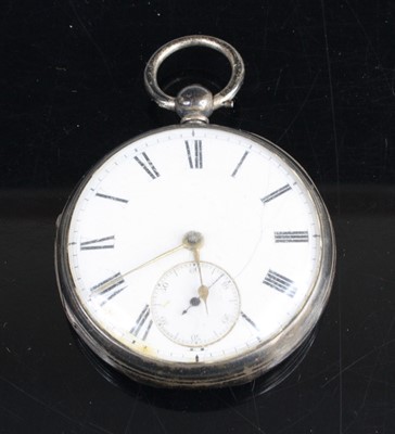 Lot 456 - An Edwardian gent's silver cased open faced...