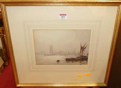 Lot 1091 - Charles A Hannaford (1887-1972) - The Thames...