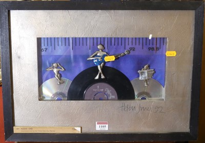 Lot 1105 - Helen Jones - Radio One, mixed media as...