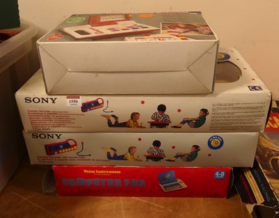 Lot 1550 - Four boxes of children's interactive...