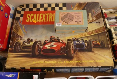 Lot 1553 - A Scalextric 4-in-1 Model Motor Racing set...