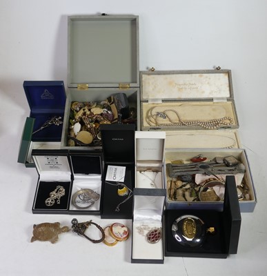 Lot 468 - A collection of costume jewellery, to include...