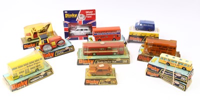 Lot 1402 - Dinky Toys group of 10 mostly opened models to...