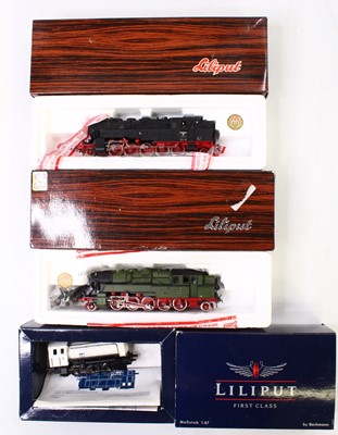 Lot 788 - Three HO Scale Liliput Bachmann locos to...