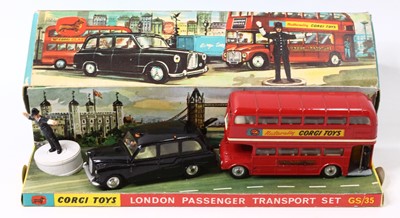 Lot 1509 - A Corgi Toys Gift Set No. 35 London Passenger...