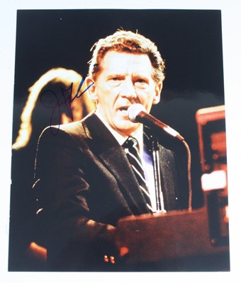 Lot 735 - Jerry Lee Lewis (1935-2022), a 25 x 20cm...