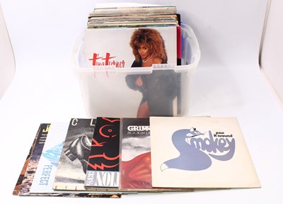 Lot 803 - A collection of 12" LP's, mixed genres to...