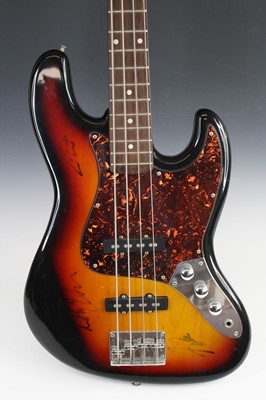 Lot 637 - A Brunswick Jazz Bass electric guitar, in...