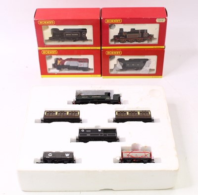 Lot 365 - Four 00 gauge locos, an 0-6-0 terrier in...