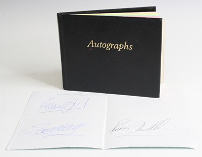 Lot 789 - An early 21st century autograph album...