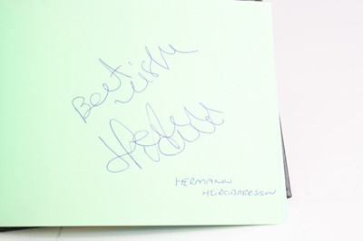 Lot 789 - An early 21st century autograph album...