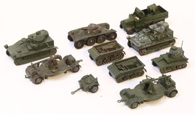 Lot 1422 - Dinky Toys group of 10 loose and playworn...