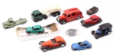 Lot 1968 - A small quantity of tin plate clockwork models...