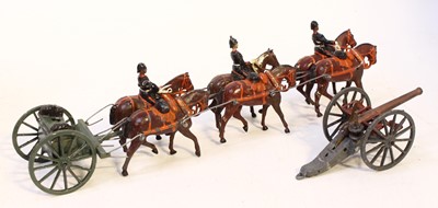 Lot 2130 - A Britains set 144 RFA gun team comprising of...