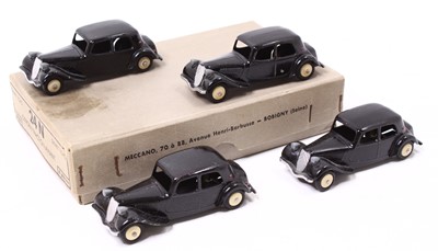 Lot 1380 - French Dinky Toys, No.24N Trade box of 4...