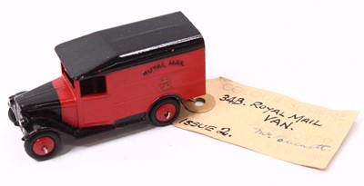 Lot 1266 - Dinky Toys, 34B Royal Mail Van. Post-war issue...