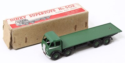 Lot 1212 - Dinky Toys No. 502 Foden flat truck, first...