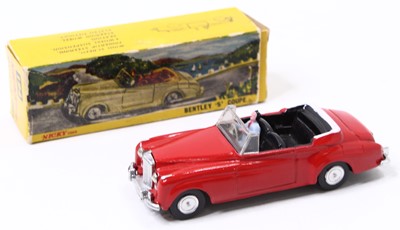 Lot 1388 - Dinky Nicky Toys, 194, Bentley S Coupe, red...