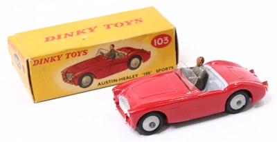 Lot 1125 - Dinky Toys No. 103 Austin Healey 100 sports...