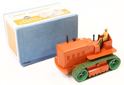 Lot 1232 - Dinky Toys No. 563 Heavy Tractor, comprising...