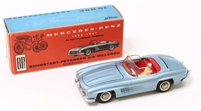 Lot 1588 - Tekno, 925, Mercedes Benz 300SL, metallic blue...