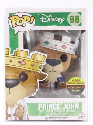 Lot 1896 - A Funko Pop vinyl figure of No. 98 Prince John...