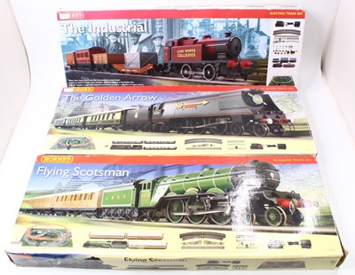 Lot 291 - Three 00 gauge Hornby train sets, to include...