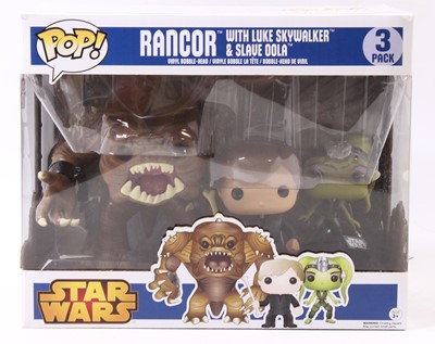 Lot 1833 - A Funko Pop vinyl three-pack of Star Wars...