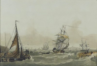 Lot 1189 - 19th century English school - Pair; Maritime...