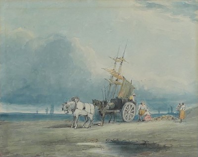 Lot 1149 - David Cox Snr RWS (1783-1859) - Seascape with...