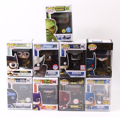 Lot 1889 - A Funko Pop vinyl group of nine DC figures...