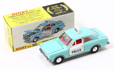 Lot 1013 - Dinky Toys No. 270 Ford Panda Police car...