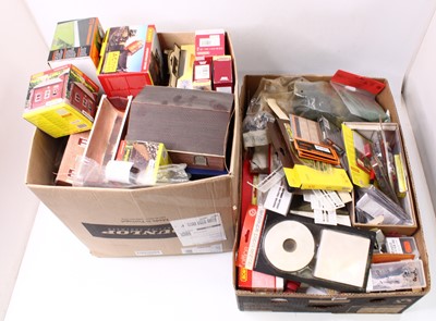 Lot 444 - Two large boxes of 00 gauge scenics,...