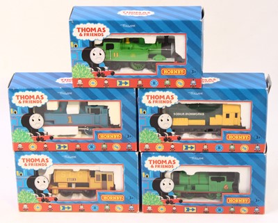 Lot 347 - Hornby Thomas & Friends 00 gauge group of 5...