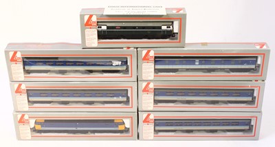 Lot 395 - Lima 00 gauge 2 diesel locos and 5 coaches...