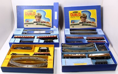 Lot 645 - Four Hornby Dublo sets, including a Sir Nigel...