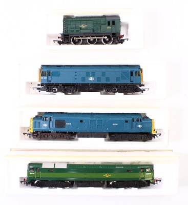 Lot 682 - Four 00 gauge Hornby locos, including a class...