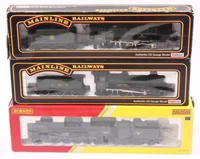 Lot 295 - Three 00 gauge locos, including a 9F "Evening...