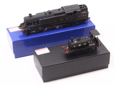 Lot 455 - Two kit-built locos, including a Nu-cast 0-4-0...