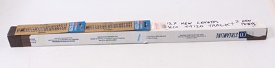 Lot 870 - One box of 12 lengths of TT gauge Peco track,...