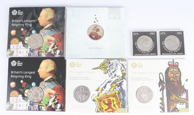 Lot 3304 - The Royal Mint, a collection of five brilliant...