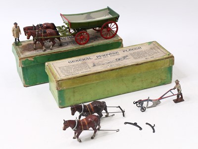 Lot 2064 - Britains a boxed group of 2 farm-related...