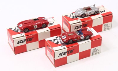 Lot 1686 - Starter Models 1/43 scale group of 3 plastic...