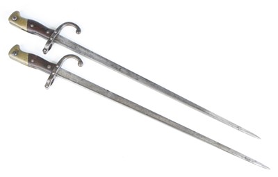 Lot 683 - A French model 1874 Gras bayonet, the 52cm...